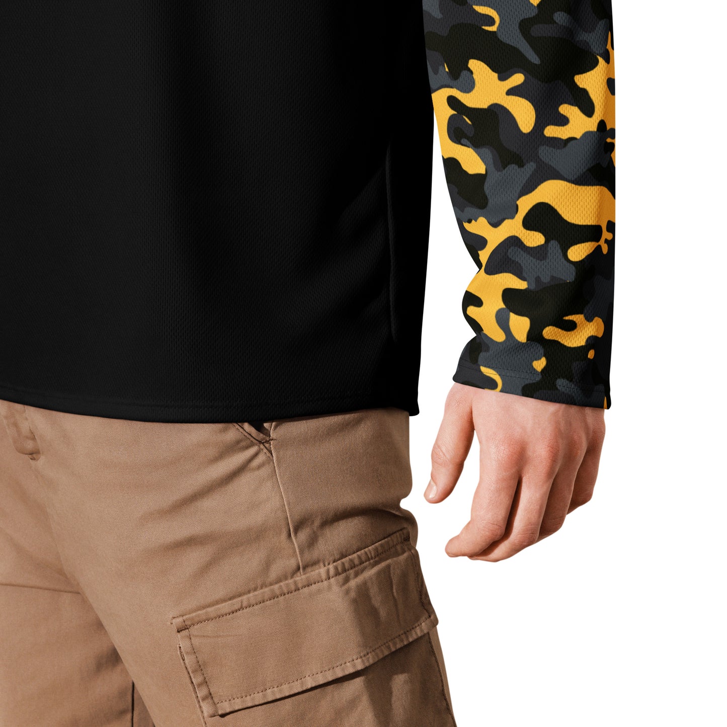 Camiseta con mangas camufladas de los Hobbs Eagles