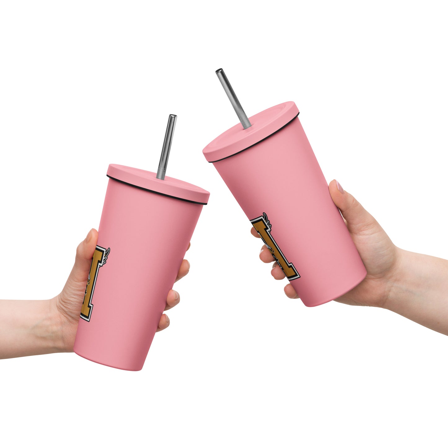 Vaso térmico con pajita