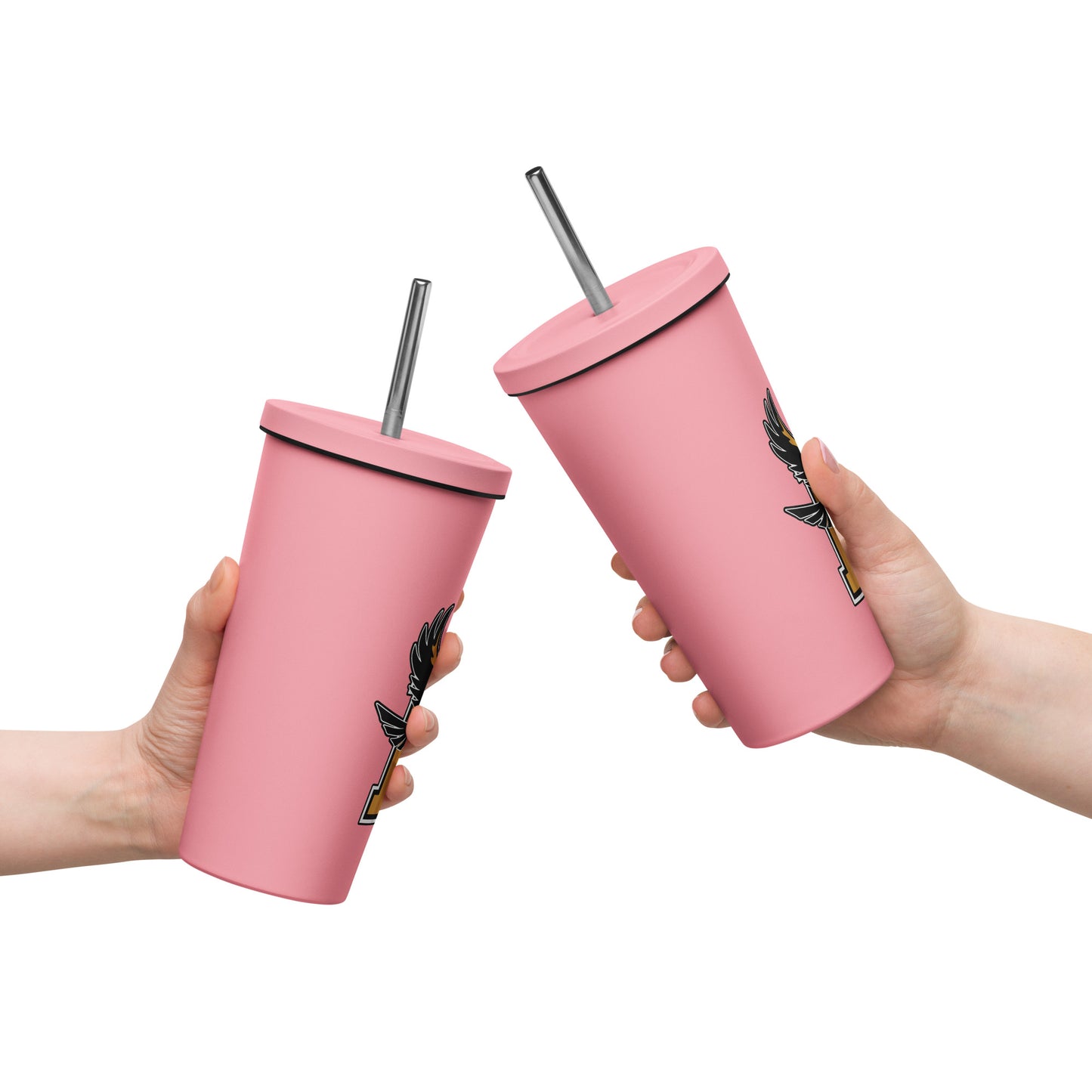 Vaso térmico con pajita