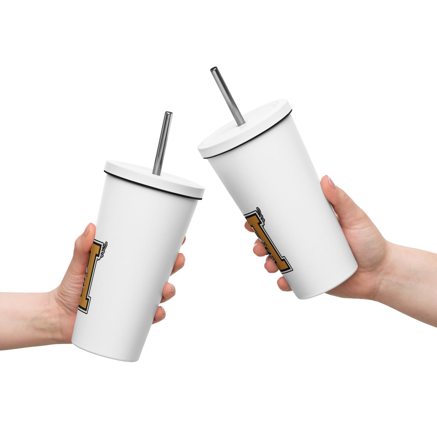 Vaso térmico con pajita
