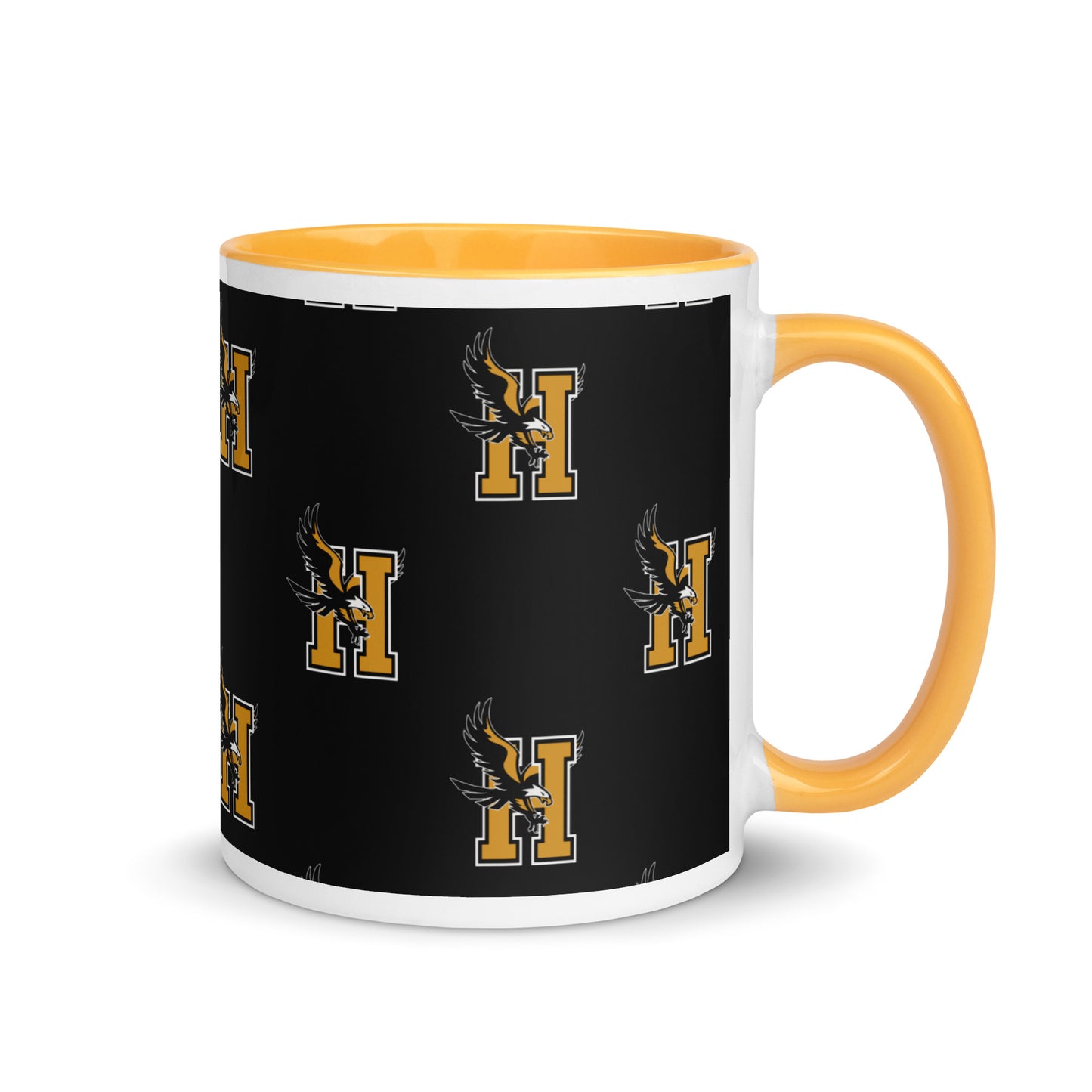 Taza con color en el interior