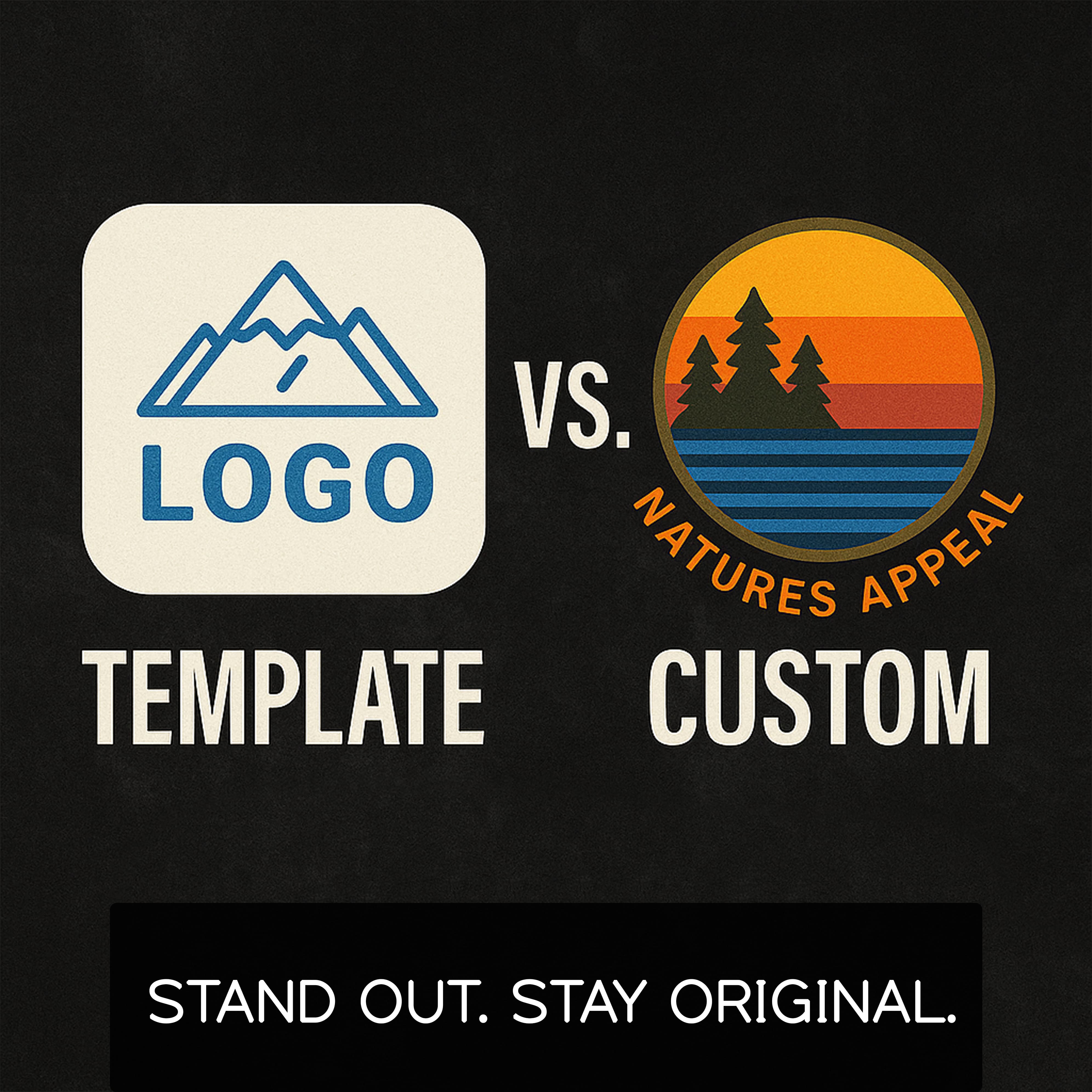 Custom logos that go beyond the template.