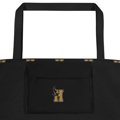 Bolso tote grande con estampado integral