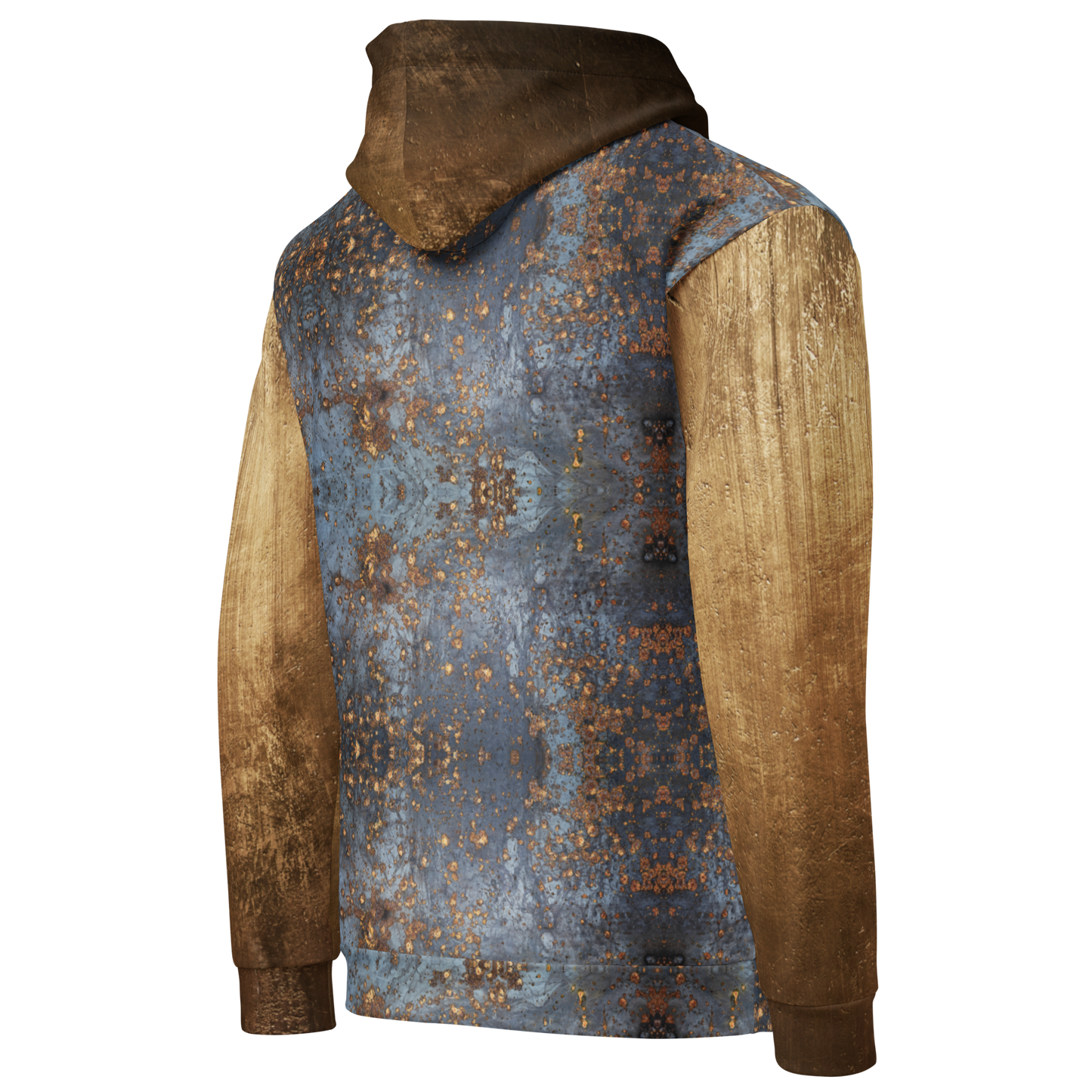 NM State Heritage Hoodie – Distressed Turquoise Zia Sweatshirt | New Mexico Pride | Unisex Fit