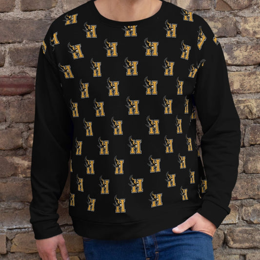 Sudadera unisex: ¡patrón H de Hobbs Eagles!
