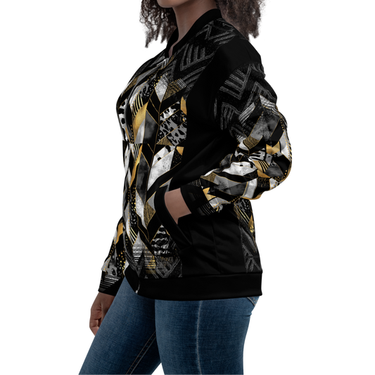 Desert Mirage Bomber Jacket: A Canvas of Earth and Sky