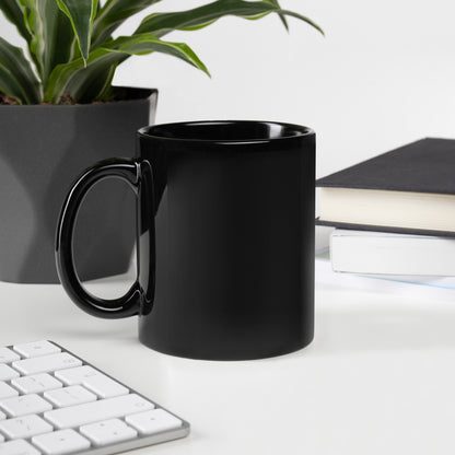 Taza negra brillante LEFT Hand