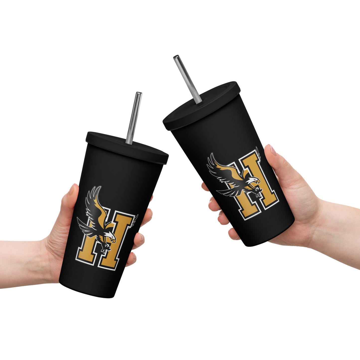 Vaso térmico con pajita