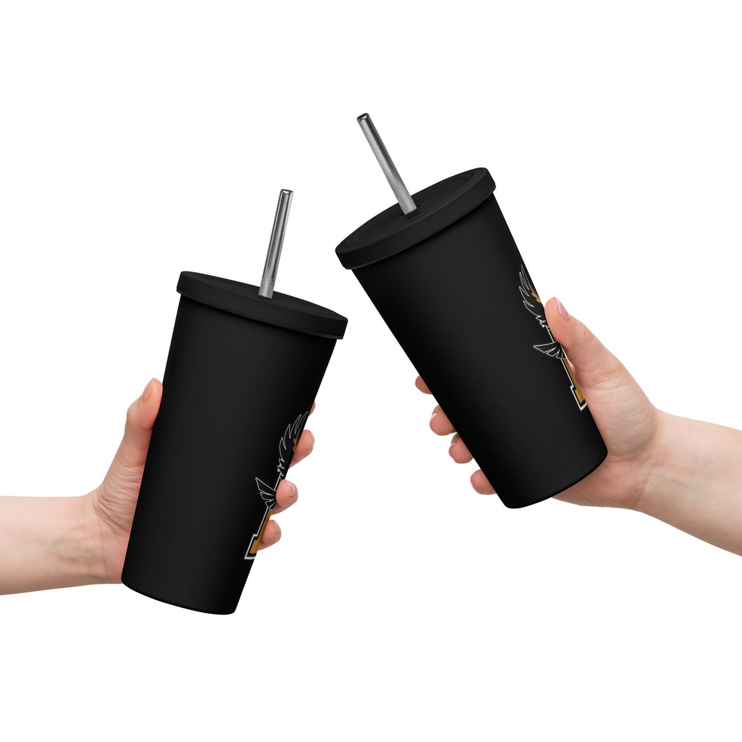 Vaso térmico con pajita