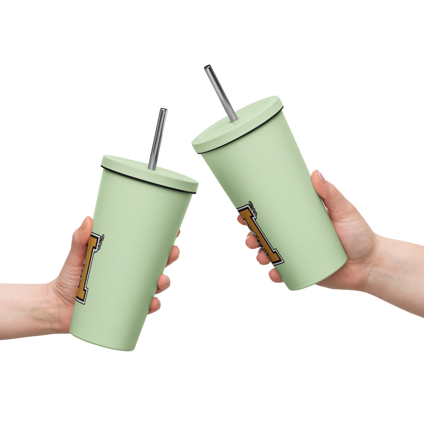 Vaso térmico con pajita