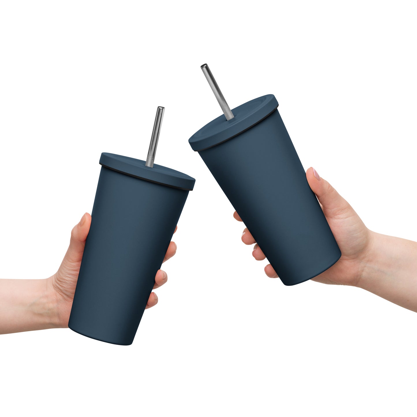 Vaso térmico con pajita