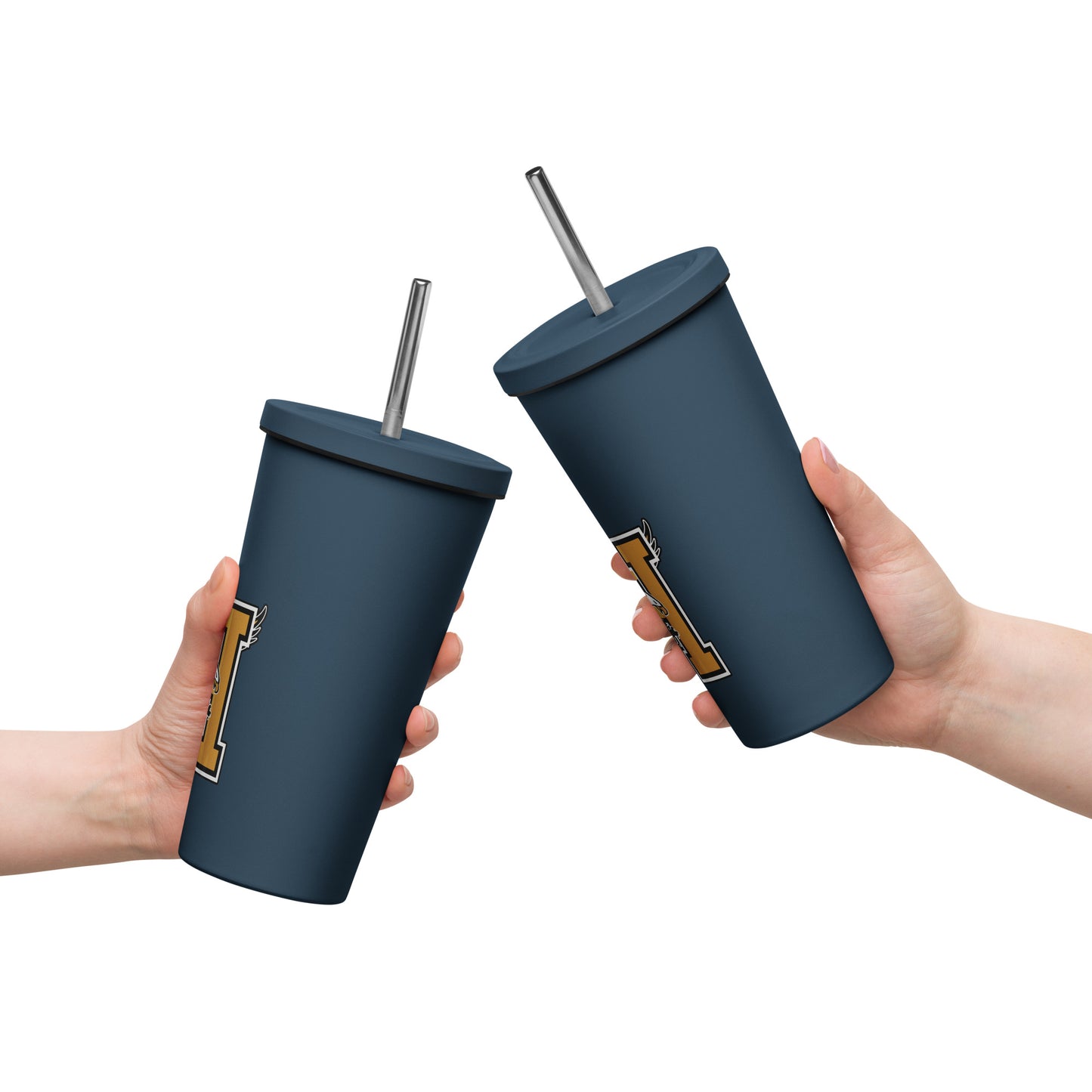 Vaso térmico con pajita
