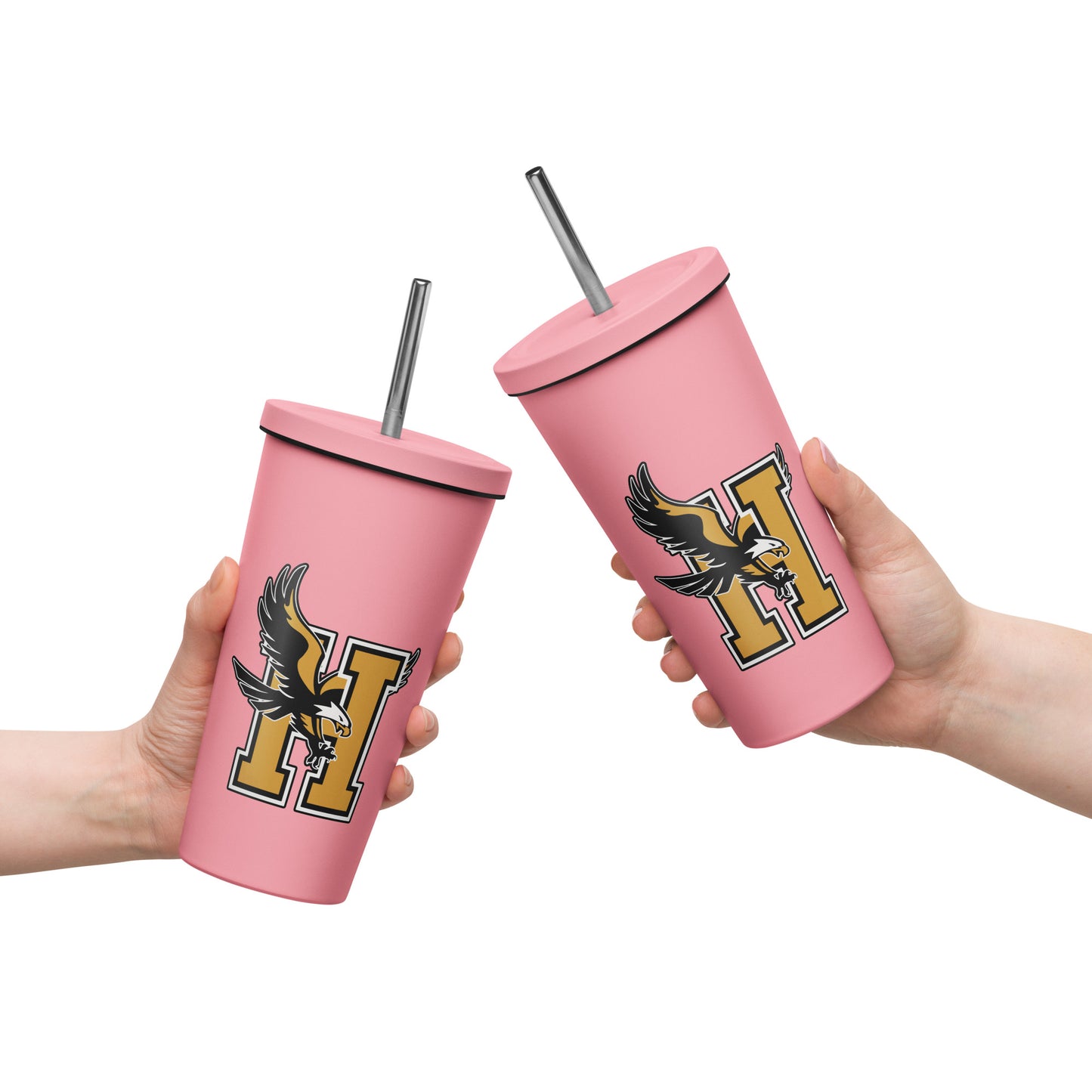 Vaso térmico con pajita