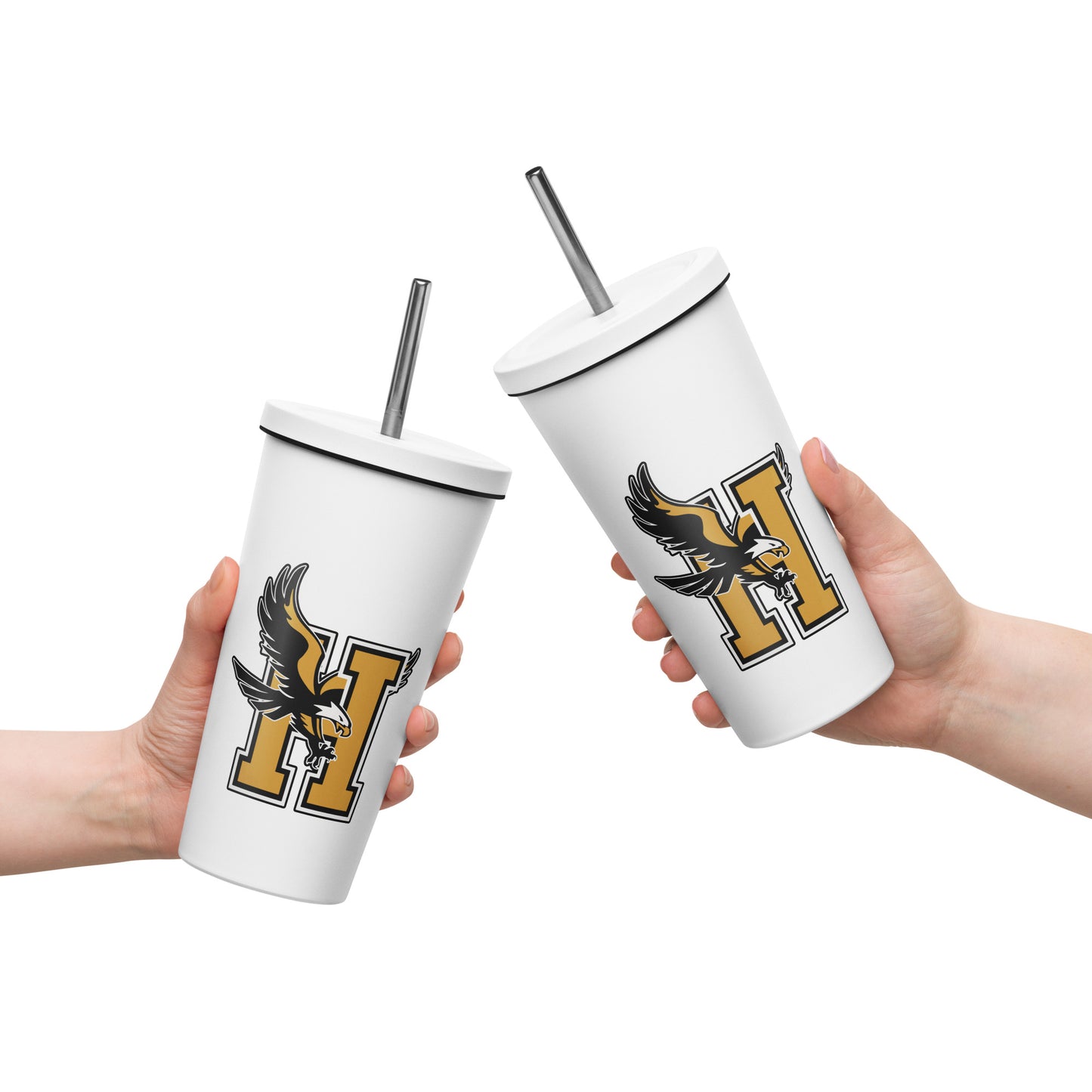 Vaso térmico con pajita