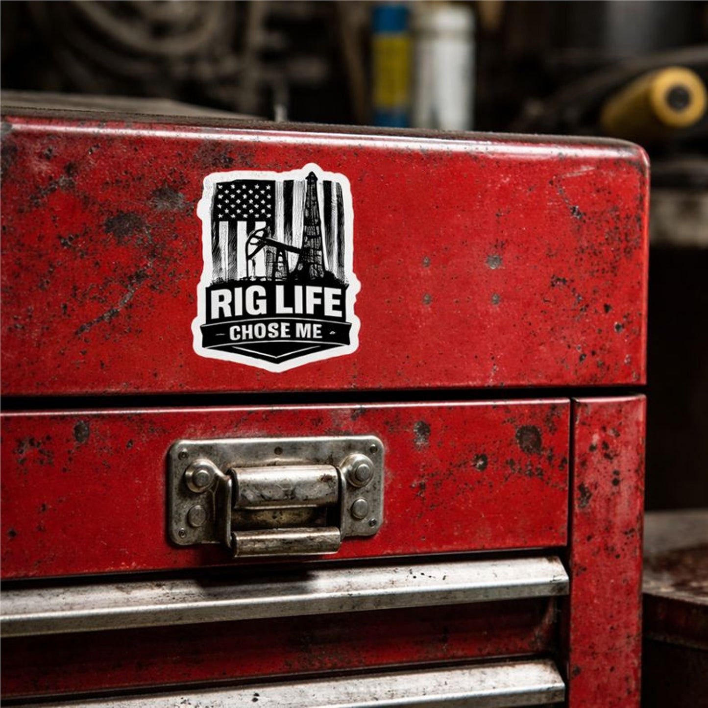 Rig Life Chose Me Sticker | Oilfield & Roughneck Vinyl Decal