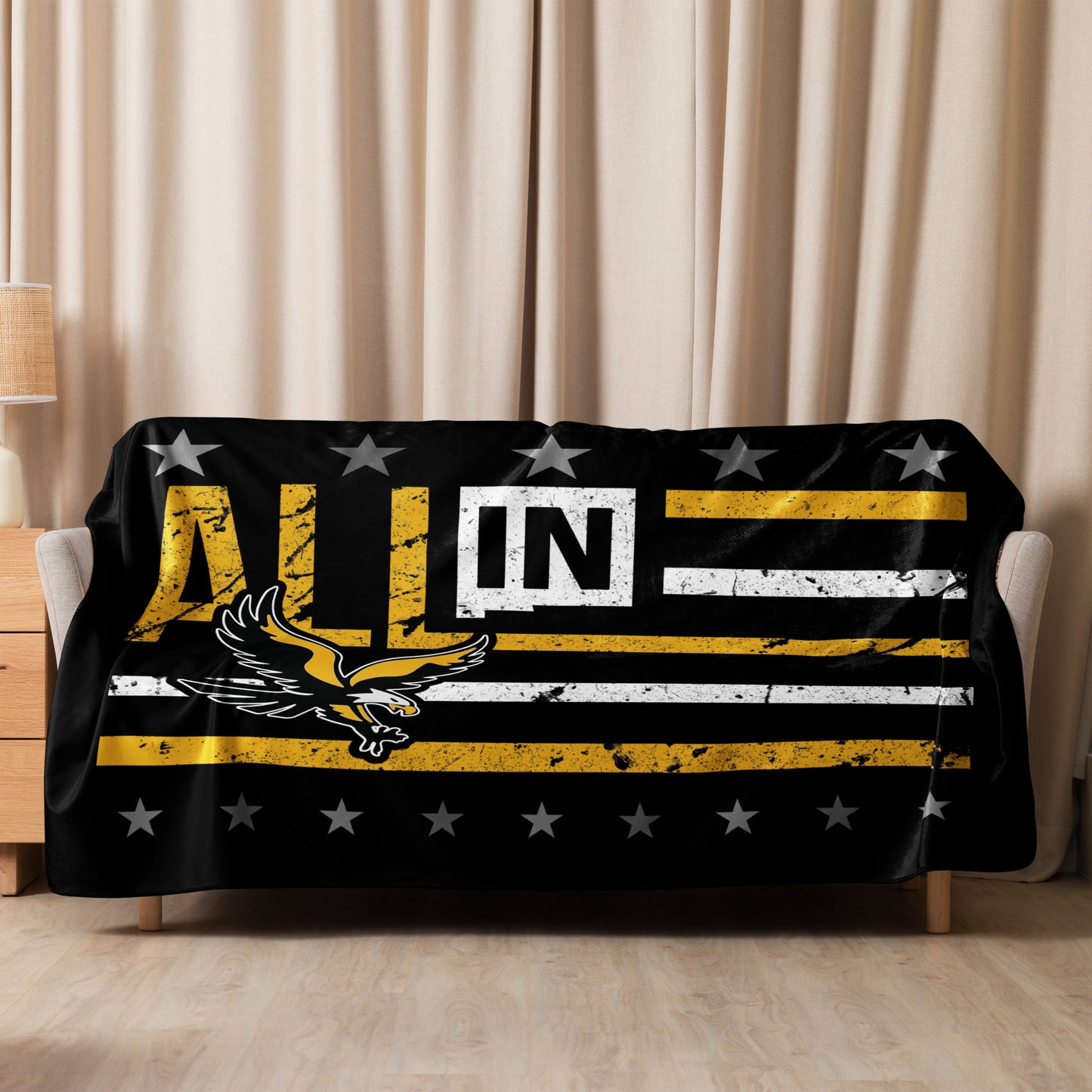 All In for Comfort: Eagles Blanket!
