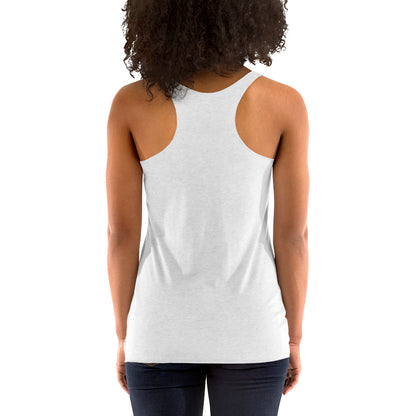 Camiseta sin mangas con espalda cruzada para mujer - Logotipo en el bolsillo