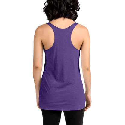 Camiseta sin mangas con espalda cruzada para mujer, parte delantera grande