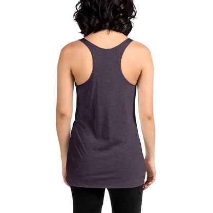Camiseta sin mangas con espalda cruzada para mujer, parte delantera grande